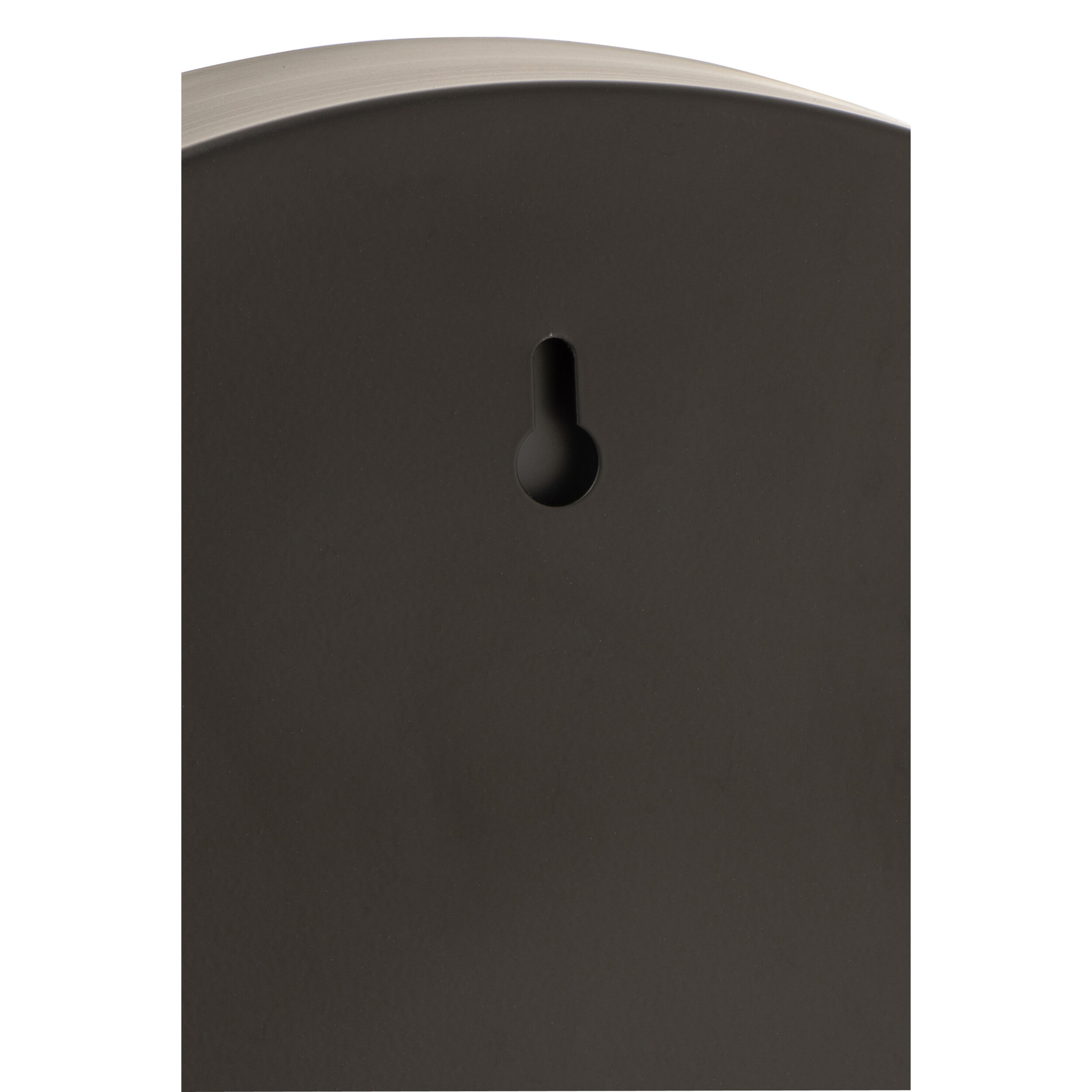 J-Line miroir Rond Bord - métal - noir - large -  Ø 50 cm