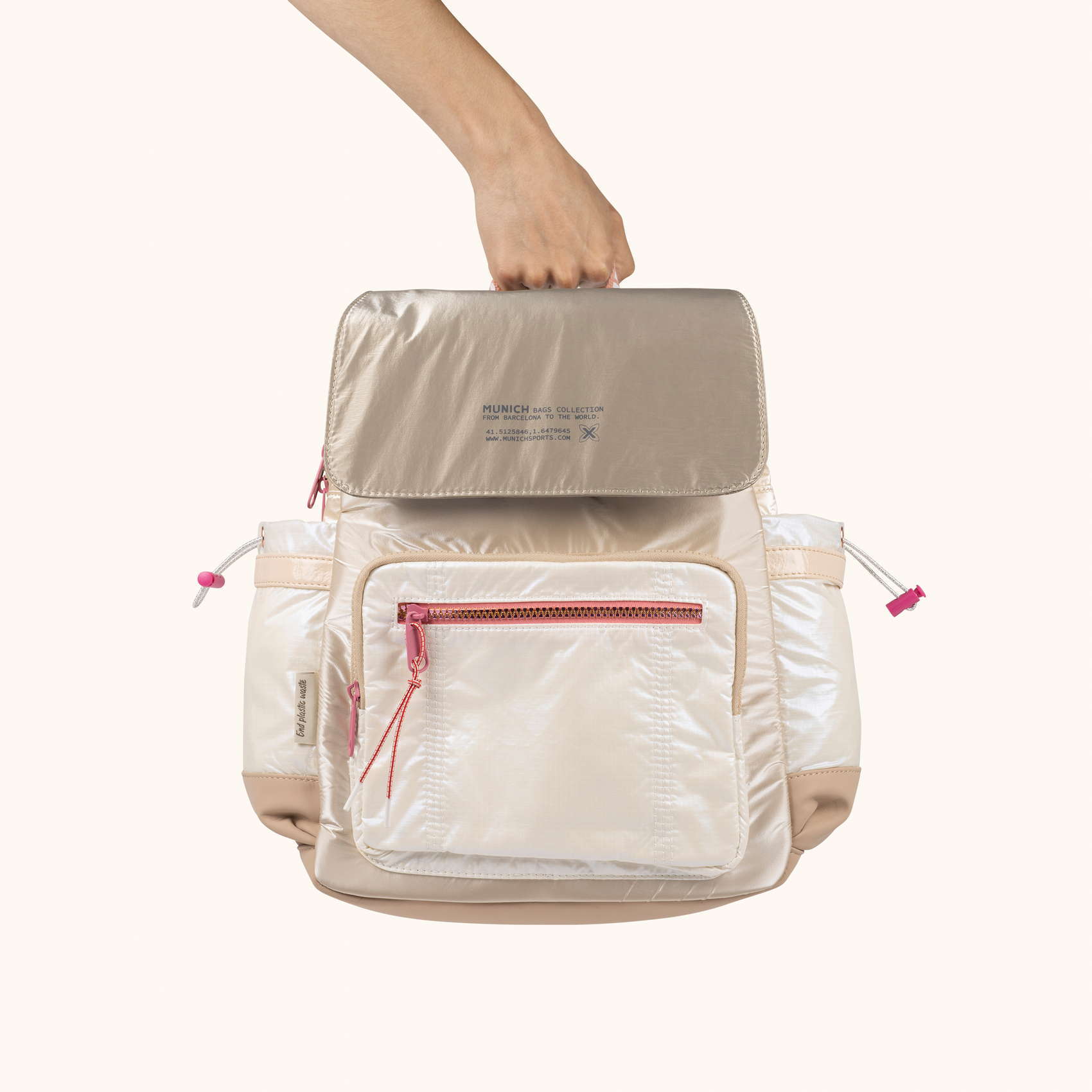 Mochila Técnica para Portátil en Poliamida Reciclada DEEP RECYCLED BACKPACK HONEY