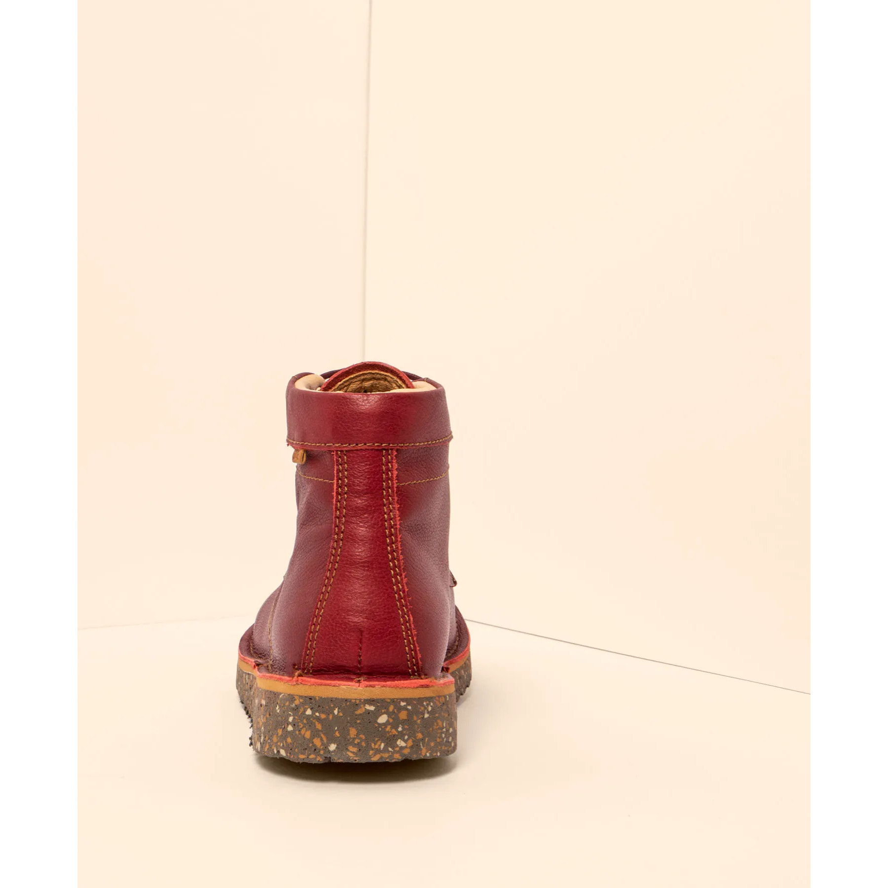 Botines N5634 NATURAL GRAIN CEREZA / FELSEN color Cereza