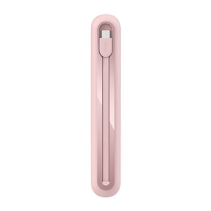 Batterie externe BELKIN 20000 mAh avec cable USB-C intégre pink