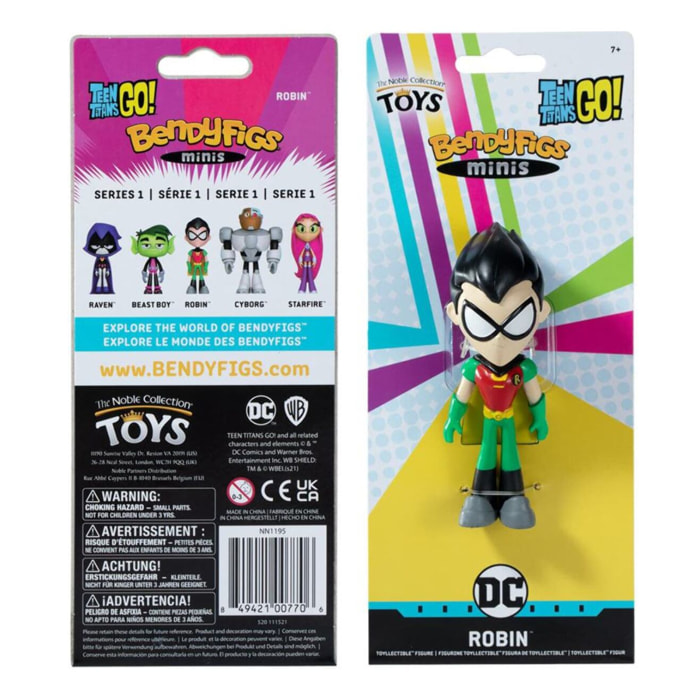 Teen Titans Go Bendyfigs Bendable Action Figura Robin 11 Cm Noble Collection