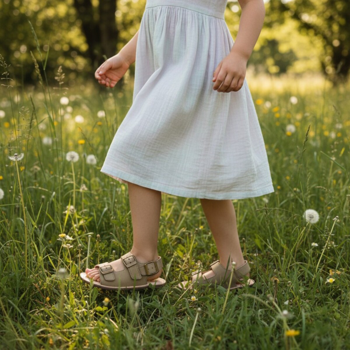 SANDALIA BAREFOOT PIEL CHETTO TIPO BIO CAQUI