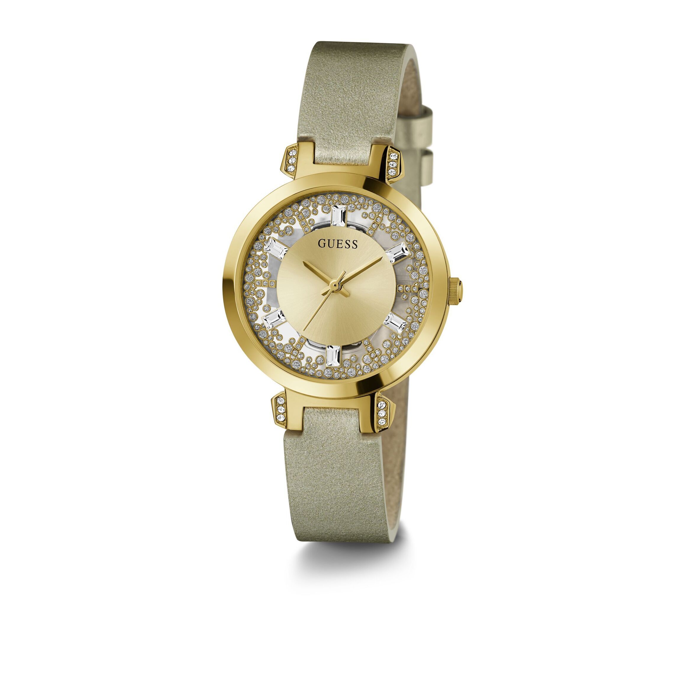 Guess Reloj Analógico De Cuarzo. Gd Crystal Clear