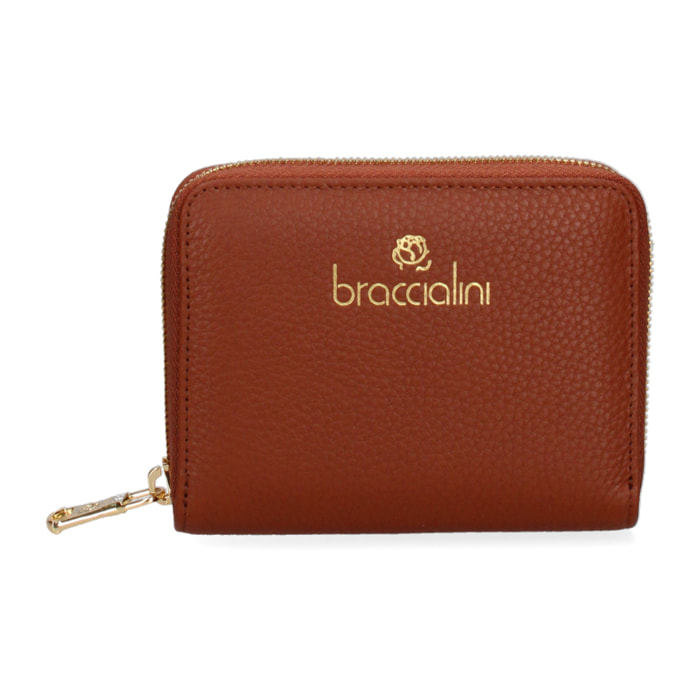 Portafoglio  da donna In Vera pelle Made in Italy 13x9,5x2,5 cm