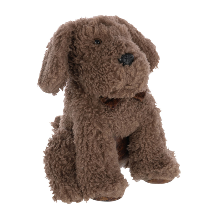 J-Line cale-porte Chien - polyester - marron
