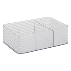 Organisateur "Plastor" 3 compartiments gris 22,5x15,3cm