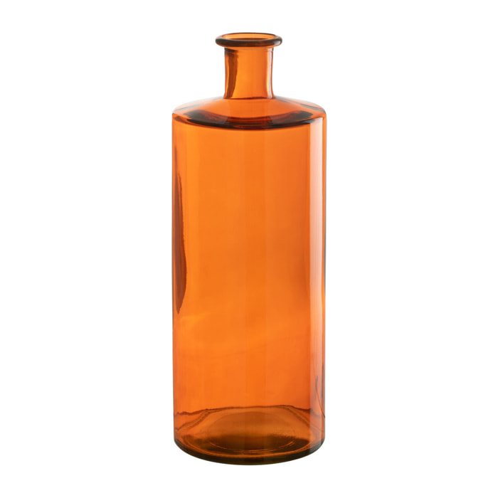 J-Line vase Large - orange - H40 cm - 100% verre recyclé