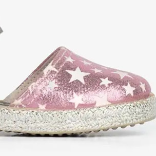 Conguitos - Sandali estivi in juta con zeppa per bambina comodi