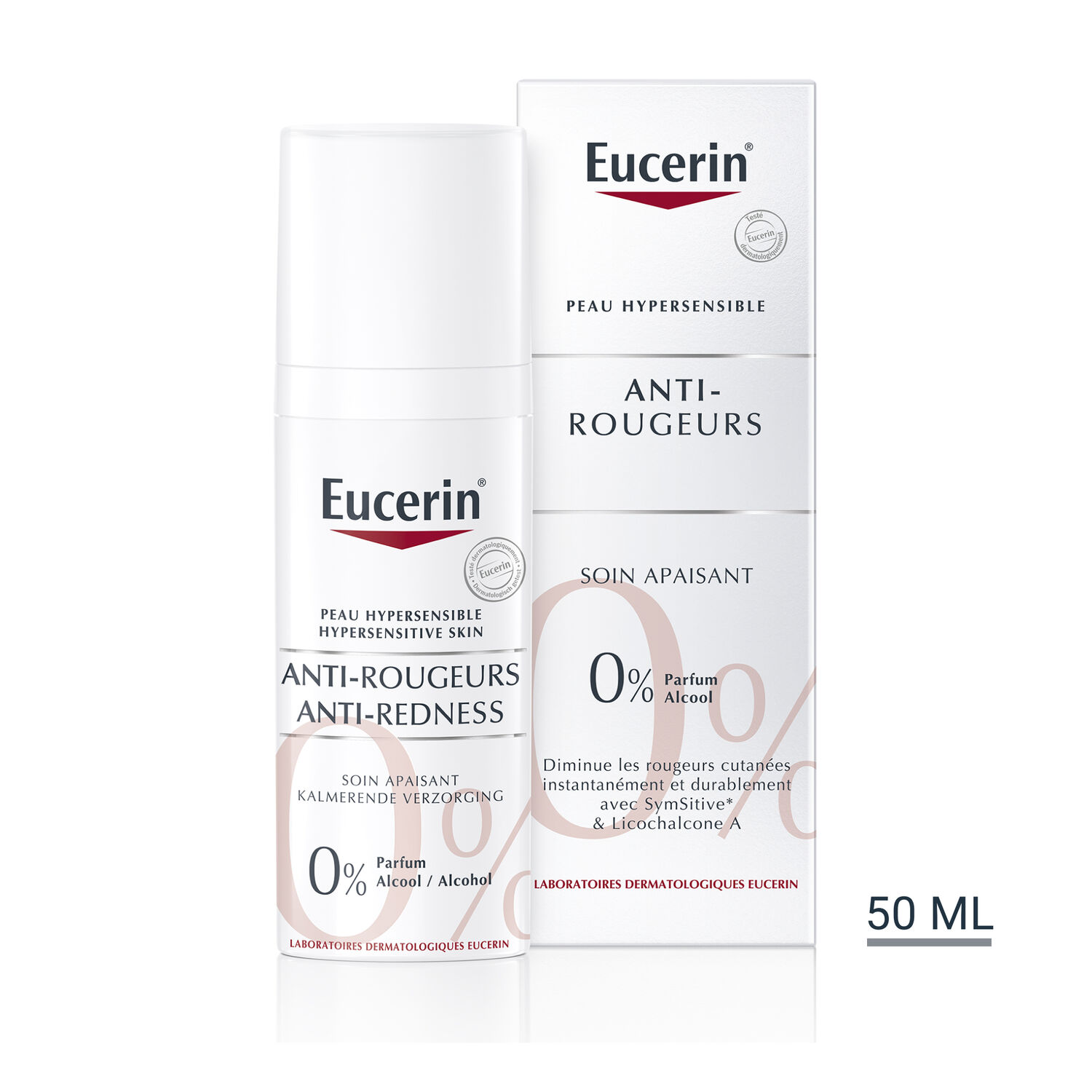 Anti-Rougeurs - Soin Jour & Nuit Apaisant - Peaux Hypersensibles 50 ml