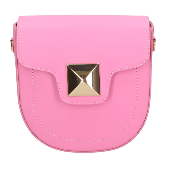 Borsa a tracolla da donna - Modello Calista - Vera pelle - 19.0 x 20.0 x 7.0 cm