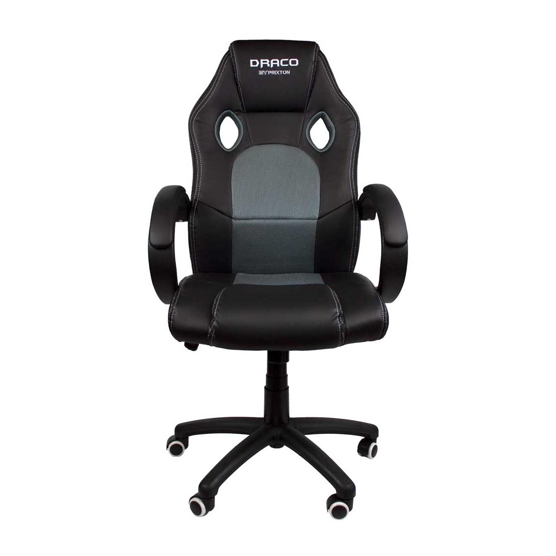 Silla de Escritorio Draco PRIXTON Gaming 62 x 66 x 112-122 cm- Negro