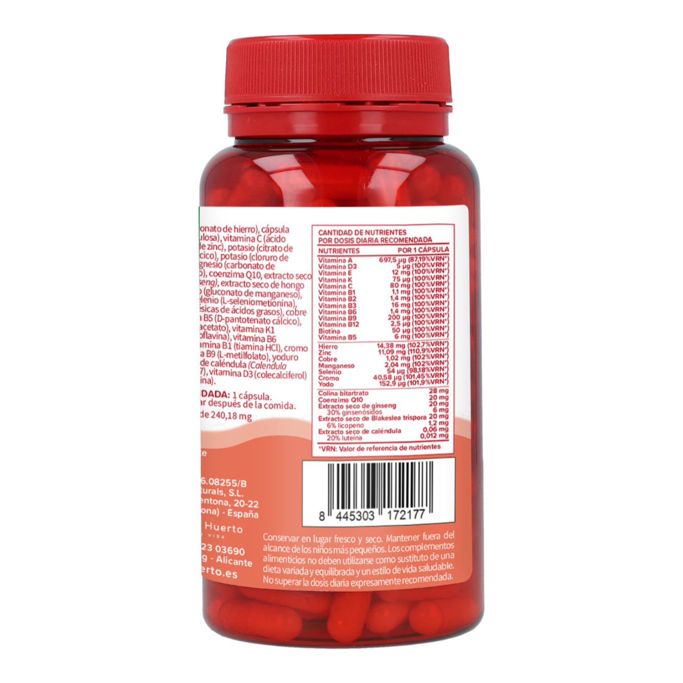 Multivitamin Complex Planeta Huerto 60 Caps