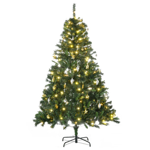 árbol de Navidad Artificial 745 Ramas 200 Luces 112x180cm