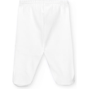 Polaina bebé algodón con pies invierno