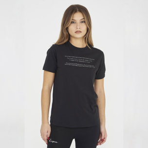 T-shirt in cotone da ginnastica GAMINEDE nera