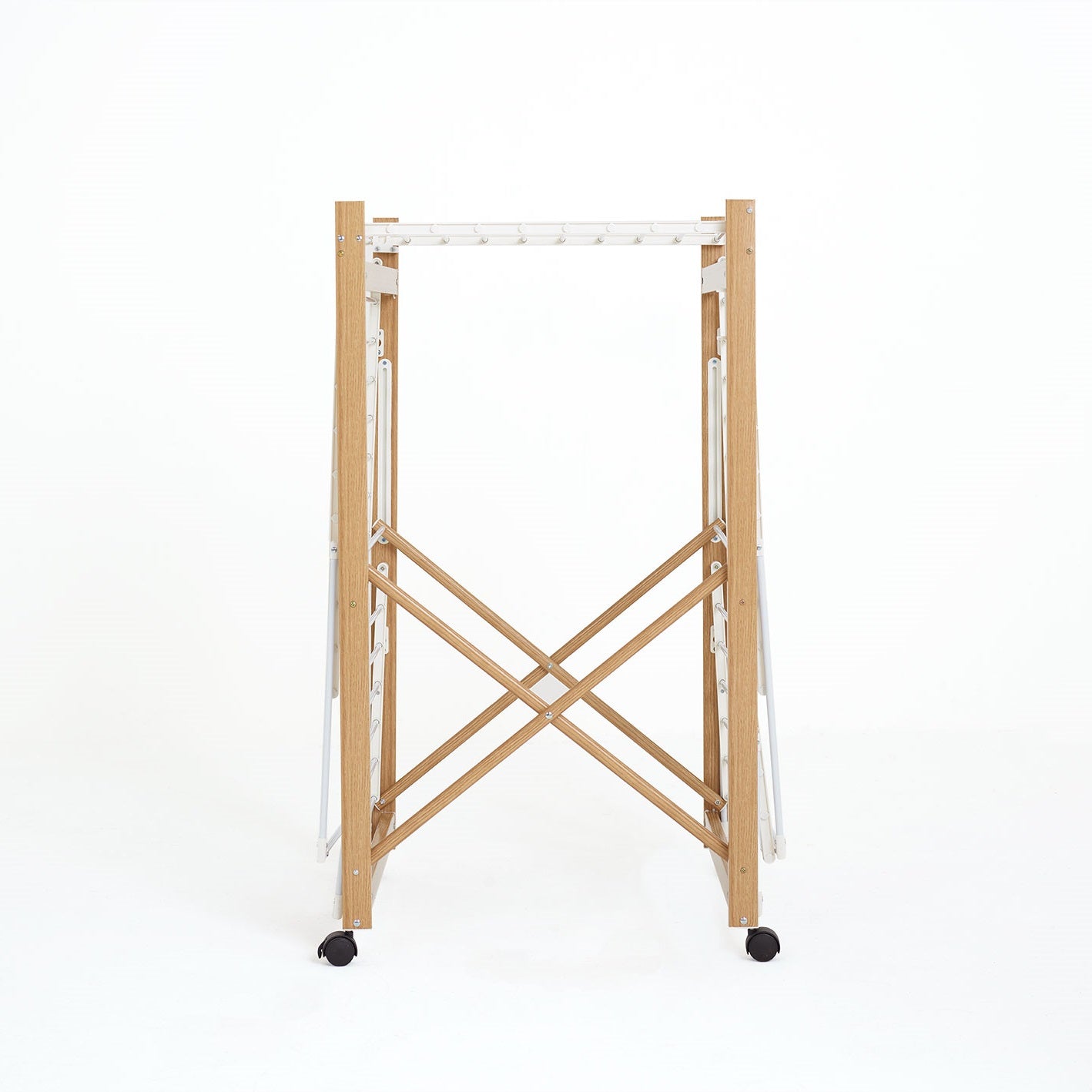 Séchoir à linge avec roulettes USHUAIA blanc 32M