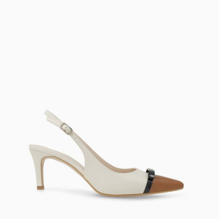 ZAPATOS DE SALÓN BLANCOS NUREIA