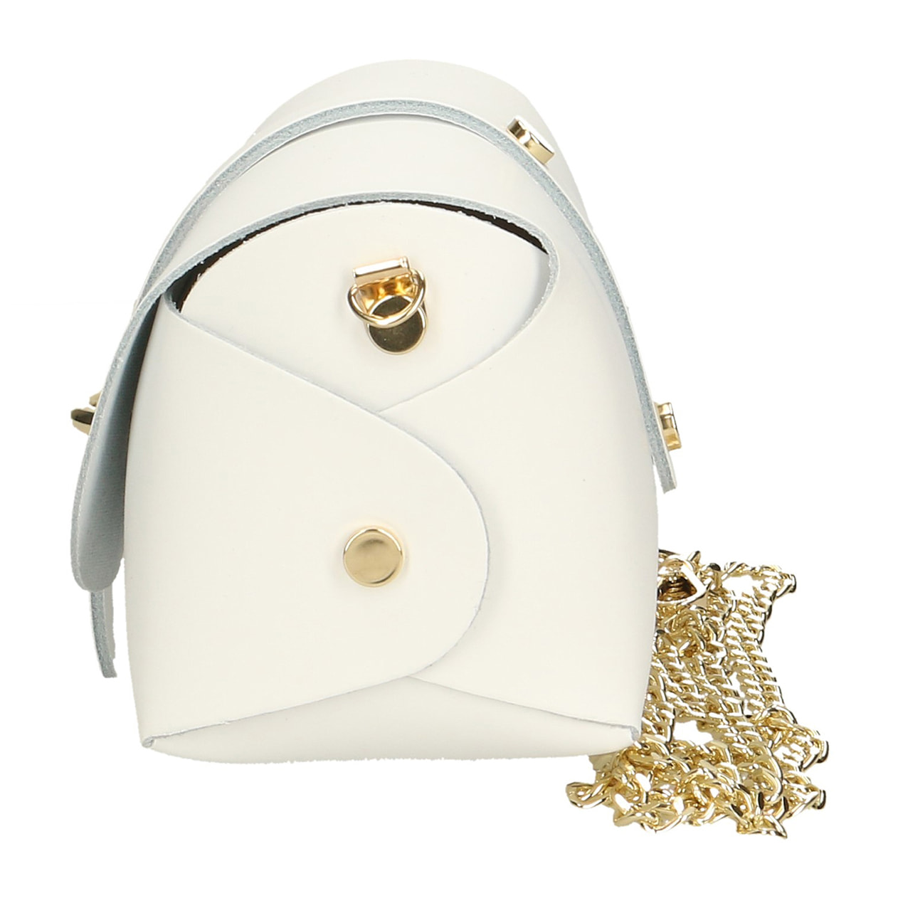 Chicca Borse Borsetta Clutch Bianco