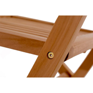 Salon de jardin Teck huilé 8 personnes - Table ovale + 8 chaises NARRA