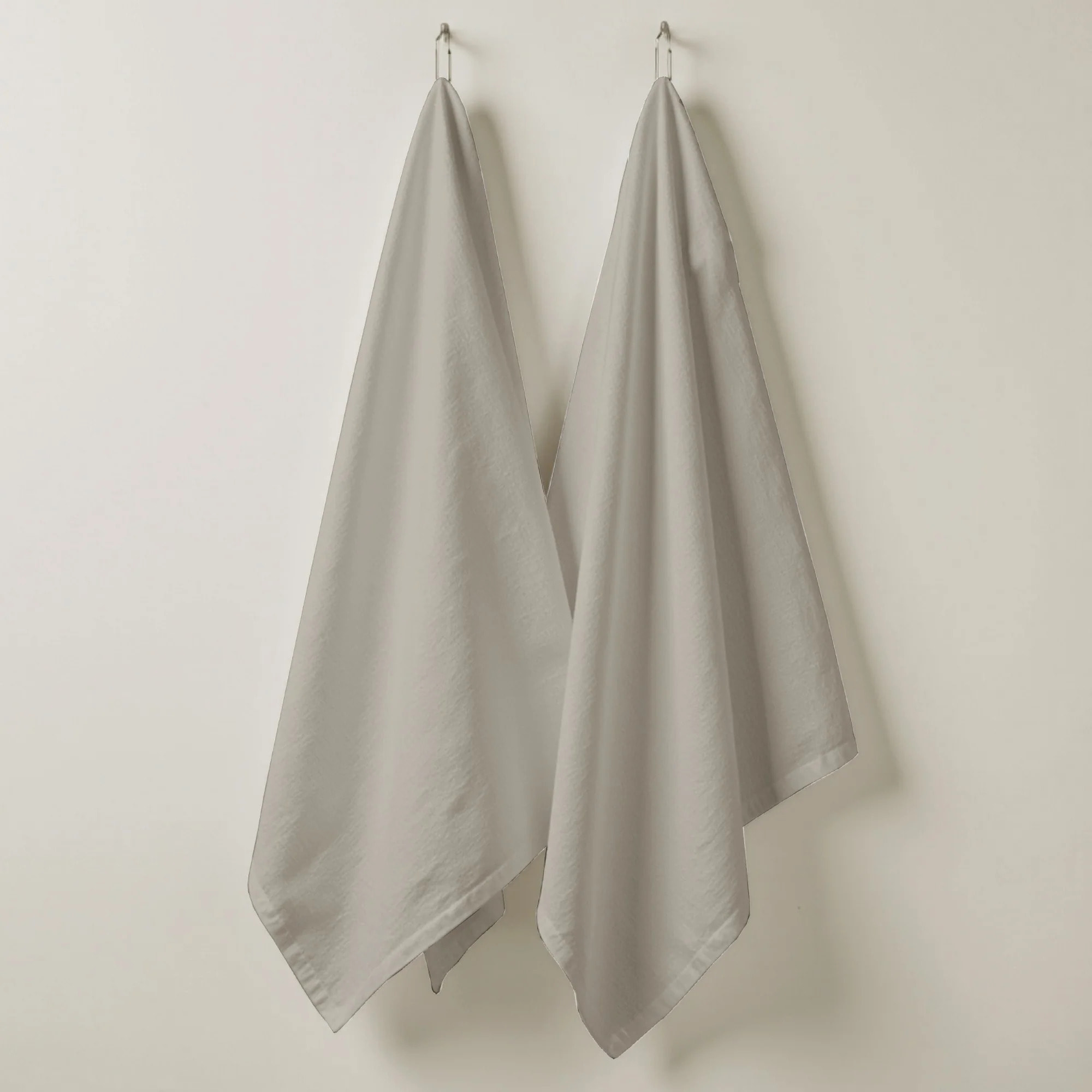 Lot de 2 torchons de cuisine 100% coton Harvard Cement