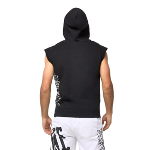 Sudadera con capucha sin mangas Leone Boxing Legend para hombre