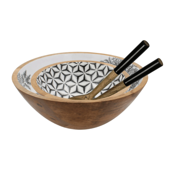 Set de 2 saladiers & couverts, SAVANA