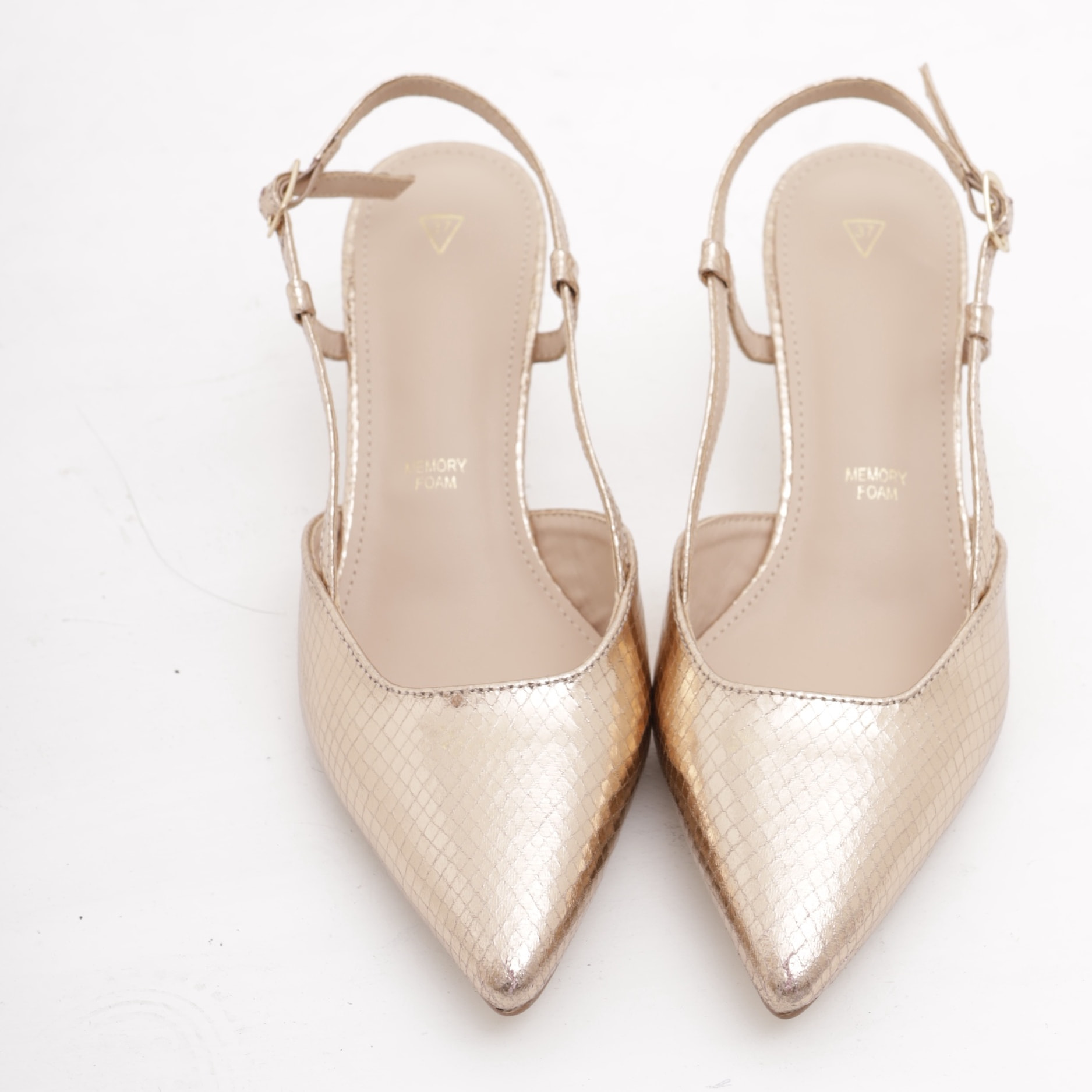 SLINGBACK SNAKE CHOCOLA' PLATINO