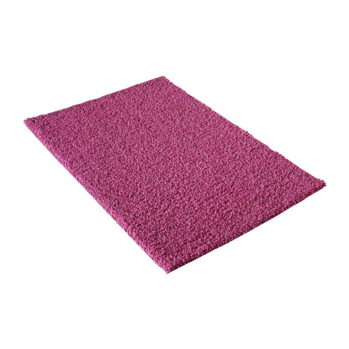 Tapis shaggy tissé motif uni DOSU