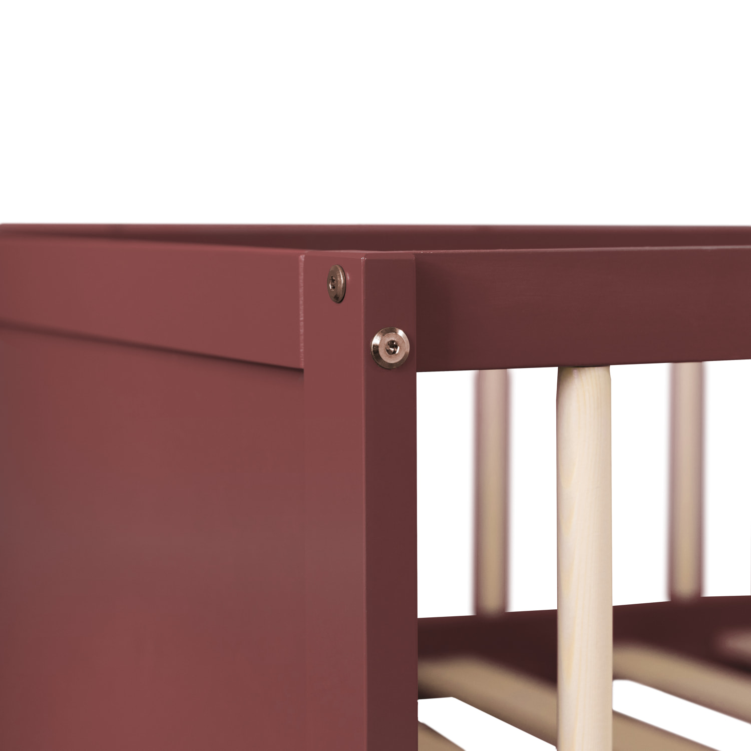 Lit pour enfant 190x90cm terracotta ADAM