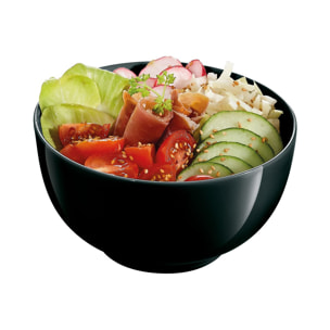 6 bols noirs 14.5 cm Diwali - Luminarc