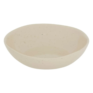 Assiette creuse Wonja crème L18,8xp18,5xH5,4cm