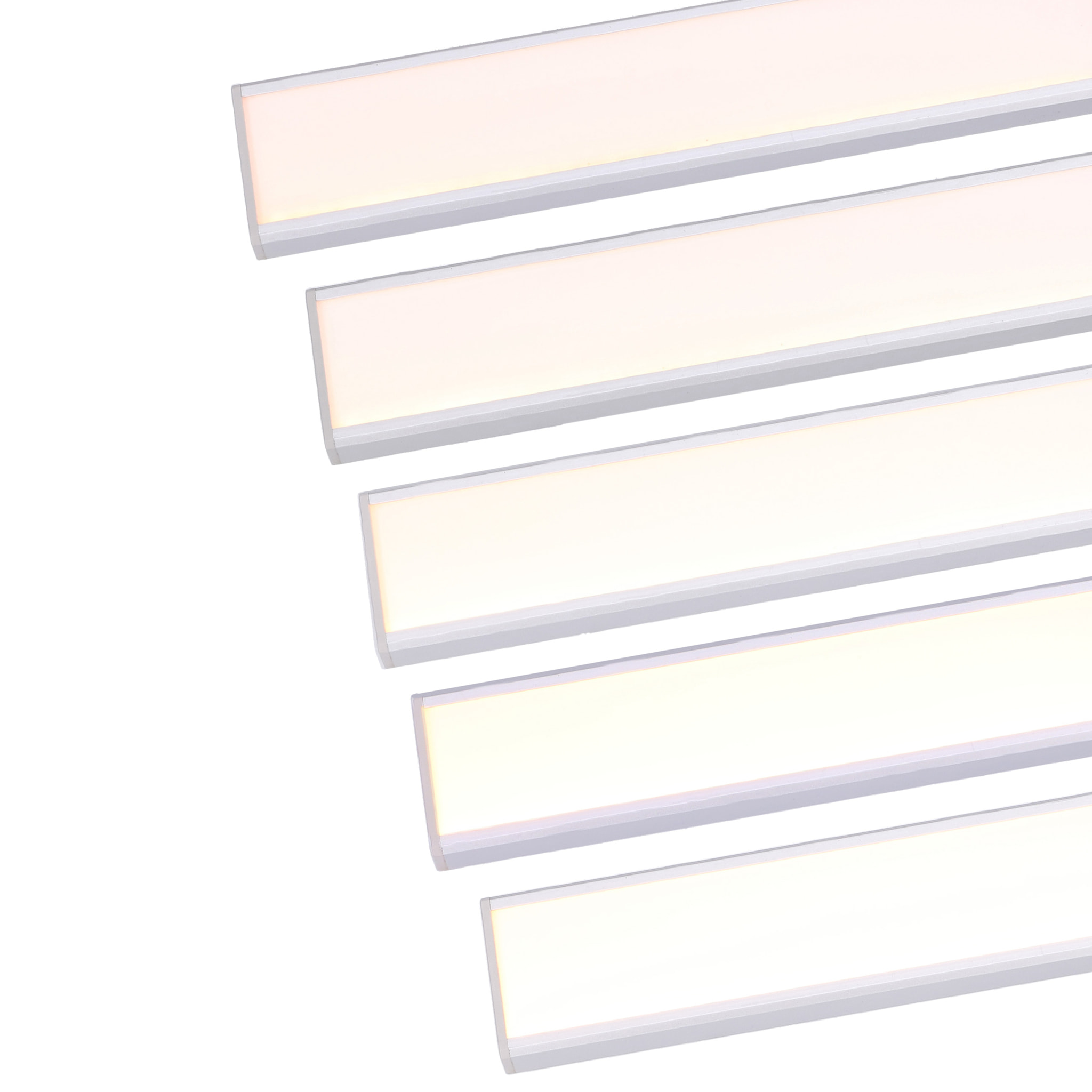 Forlight Sistema Lineal LED Eficiente 400mm Aluminio Opal, Iluminación Moderna para Hogar, Tecnología LED 4000K, Diseño Duradero en Aluminio y Policarbonato