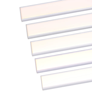 Forlight Sistema Lineal LED Eficiente 400mm Aluminio Opal, Iluminación Moderna para Hogar, Tecnología LED 4000K, Diseño Duradero en Aluminio y Policarbonato