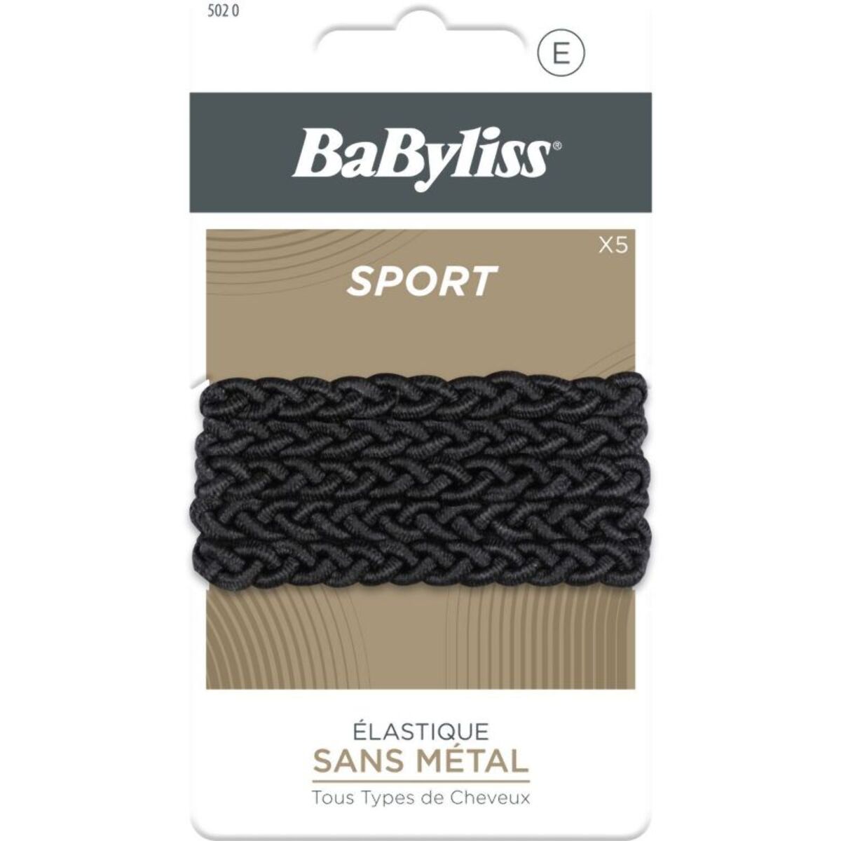 Elastique cheveux BABYLISS sans métal X5