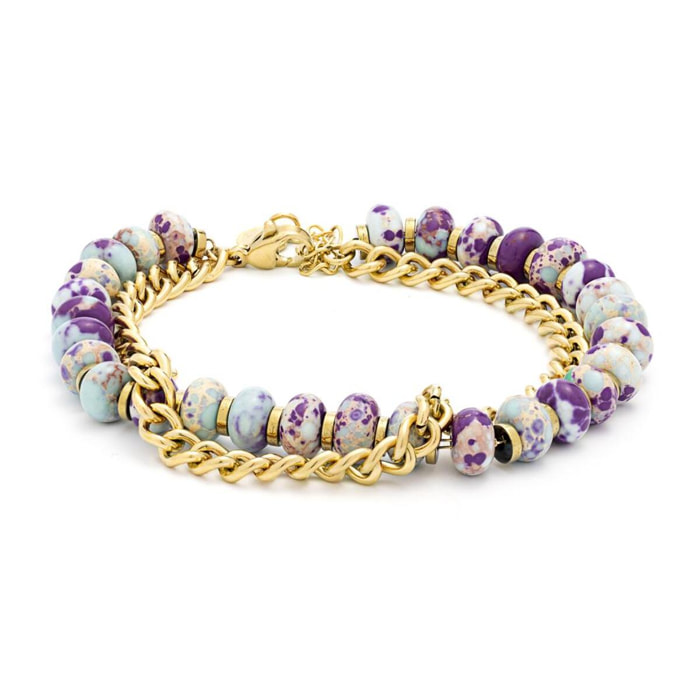 Pulsera Lux by Lux acabado oro 18k