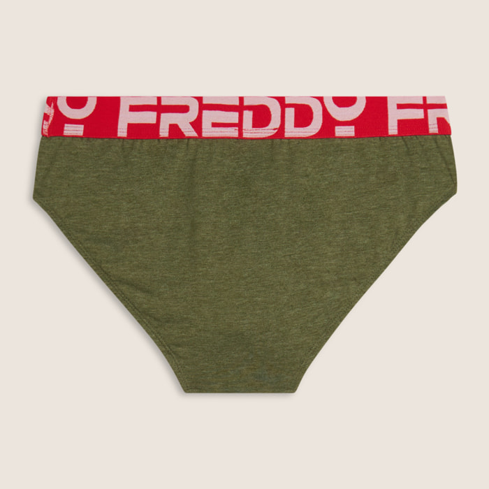 Slip Uomo con Elastico Jacquard Colorato e Maxi Logo