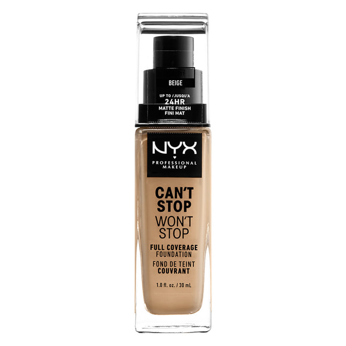 NYX Professional Makeup Can't Stop Won't Stop Fond de teint Beige