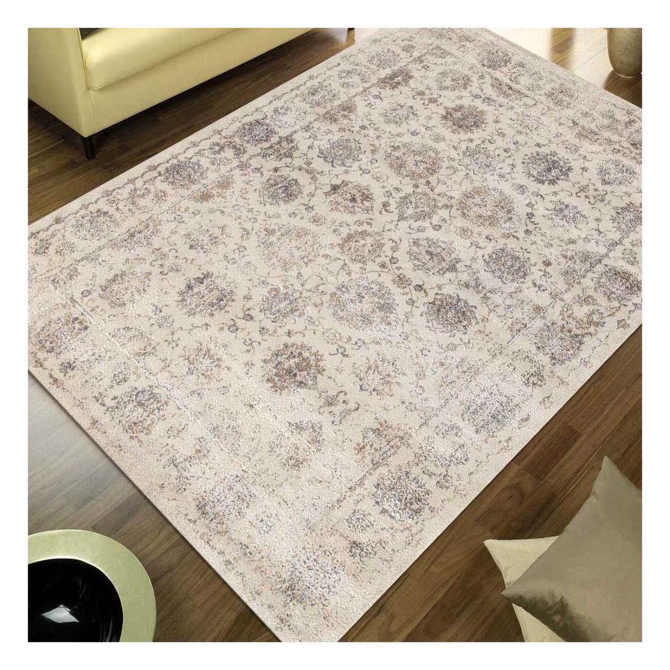 Tapis salon et chambre tissé motif géométrique VIRI