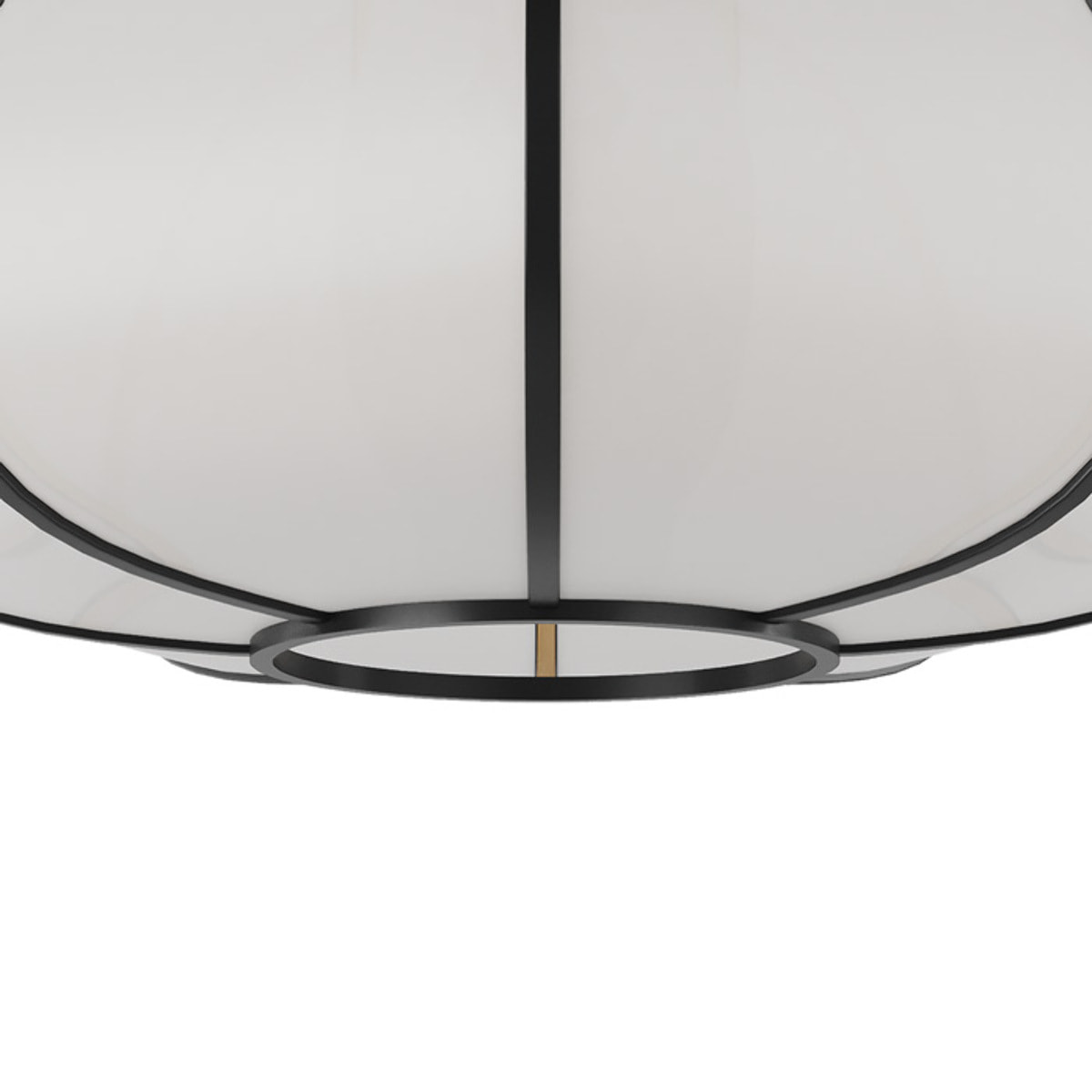 Suspension en bambou noir D38 cm - Hana