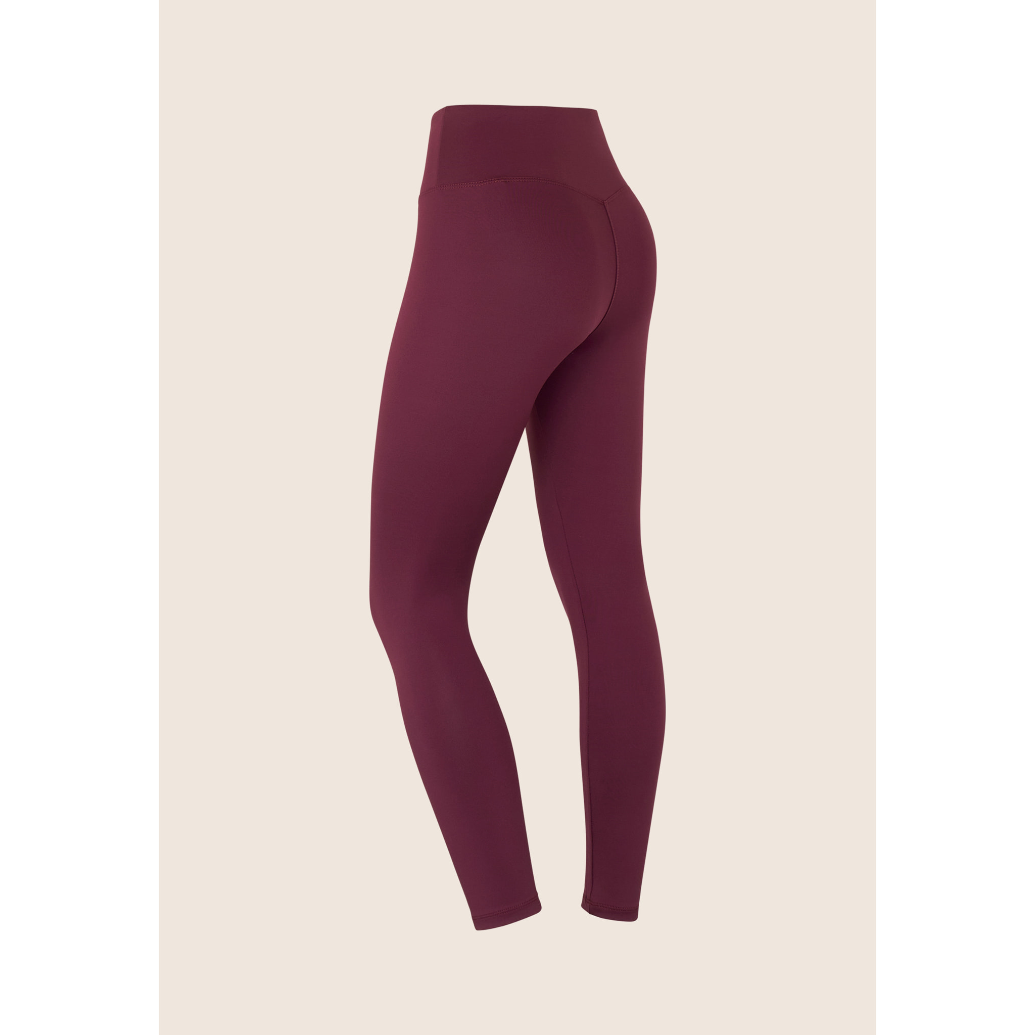 Leggings donna 7/8 vita alta in tessuto tecnico stretch