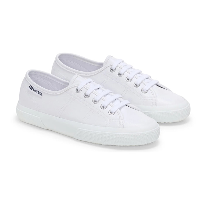 Superga - Uomo Donna Bianco - 3750 VEGAN TUMBLED MATERIAL LEGGERA