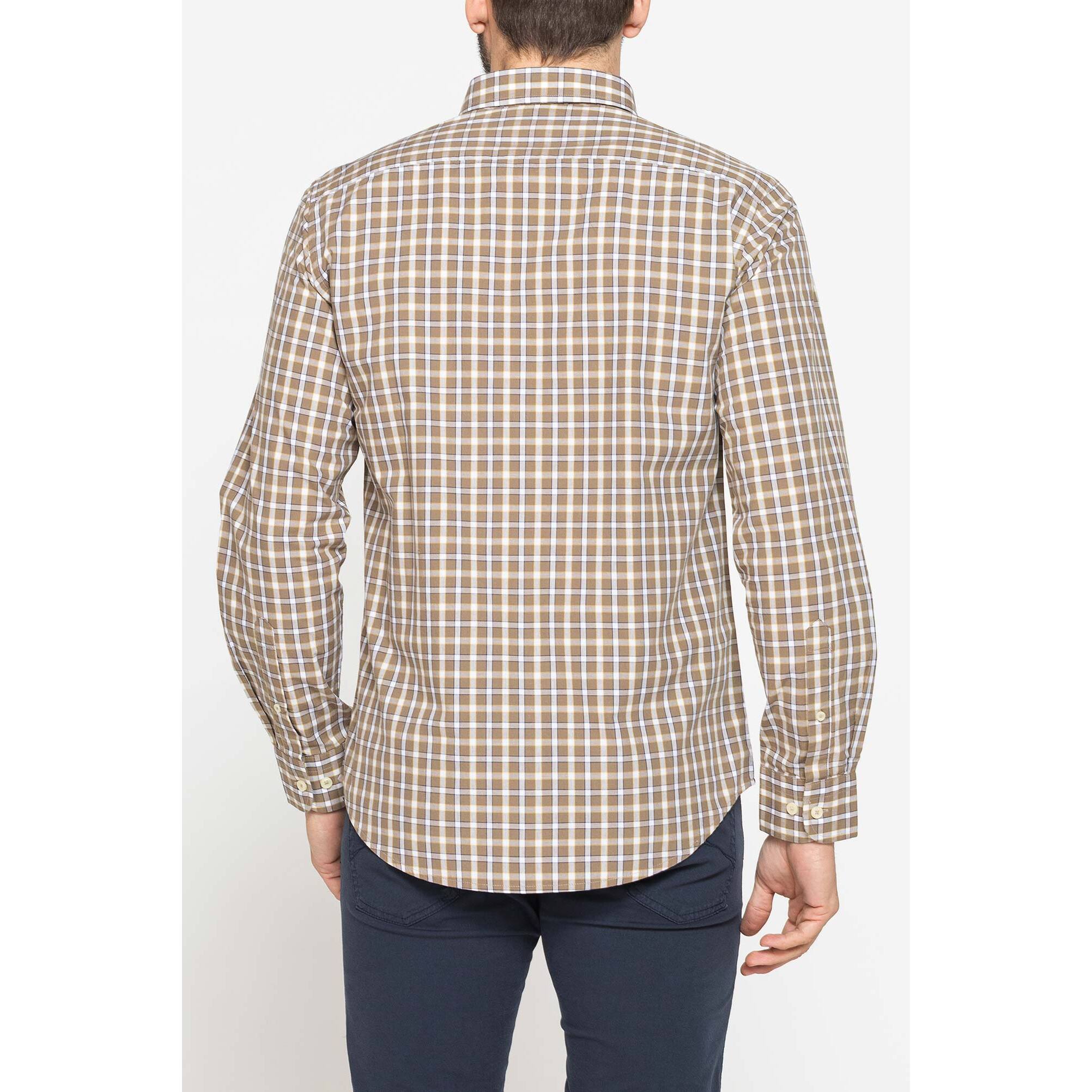 CAMICIA BUTTON-DOWN CON MANICA LUNGA E TASCHINO
