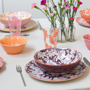 Lot de 6 assiettes creuses, OPHELIA