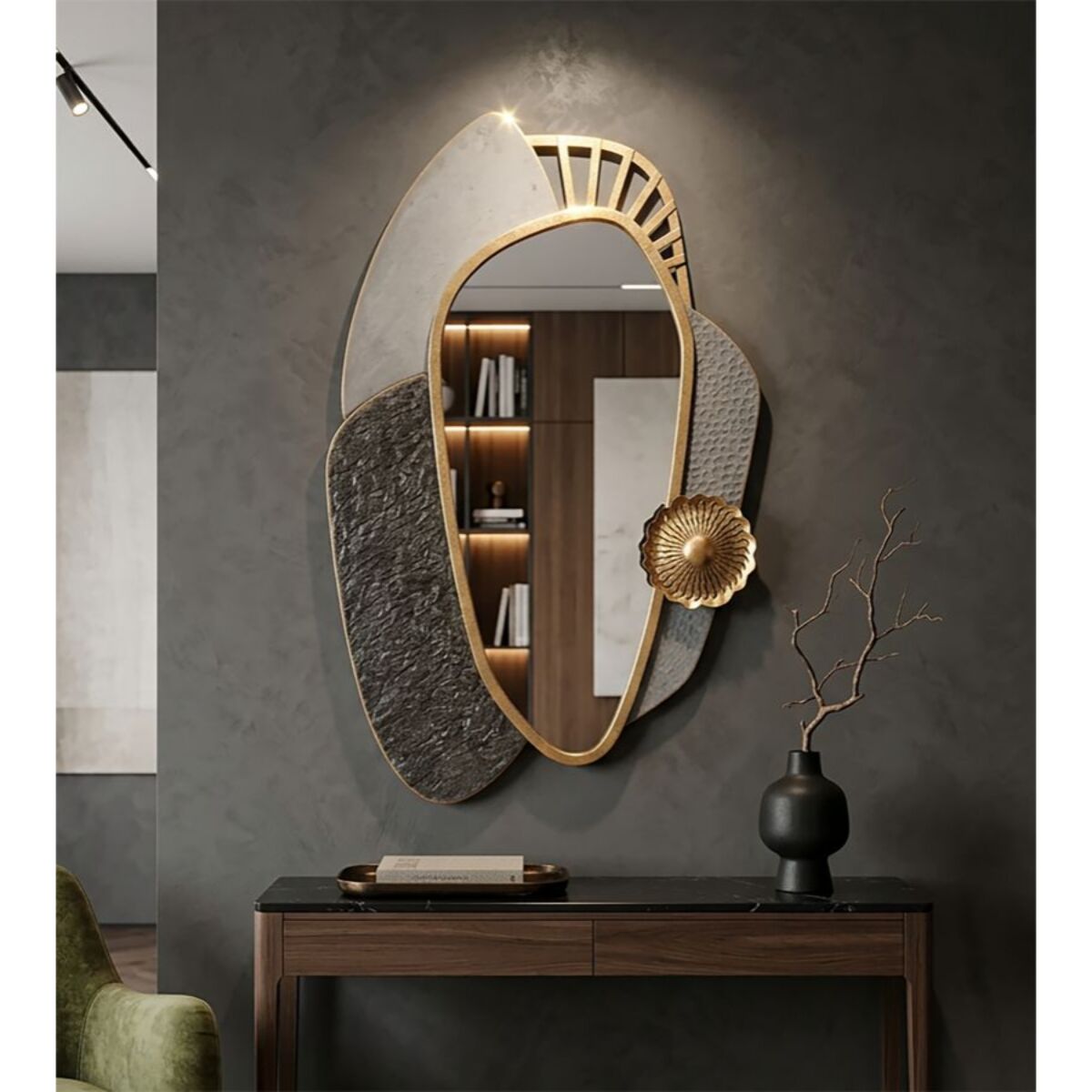 SPECCHIO DA MURO ART CM 55,9X5,7X90,8