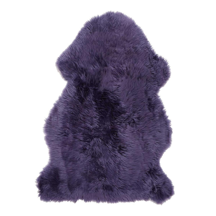 Tapis peau de mouton longs poils shaggy en laine