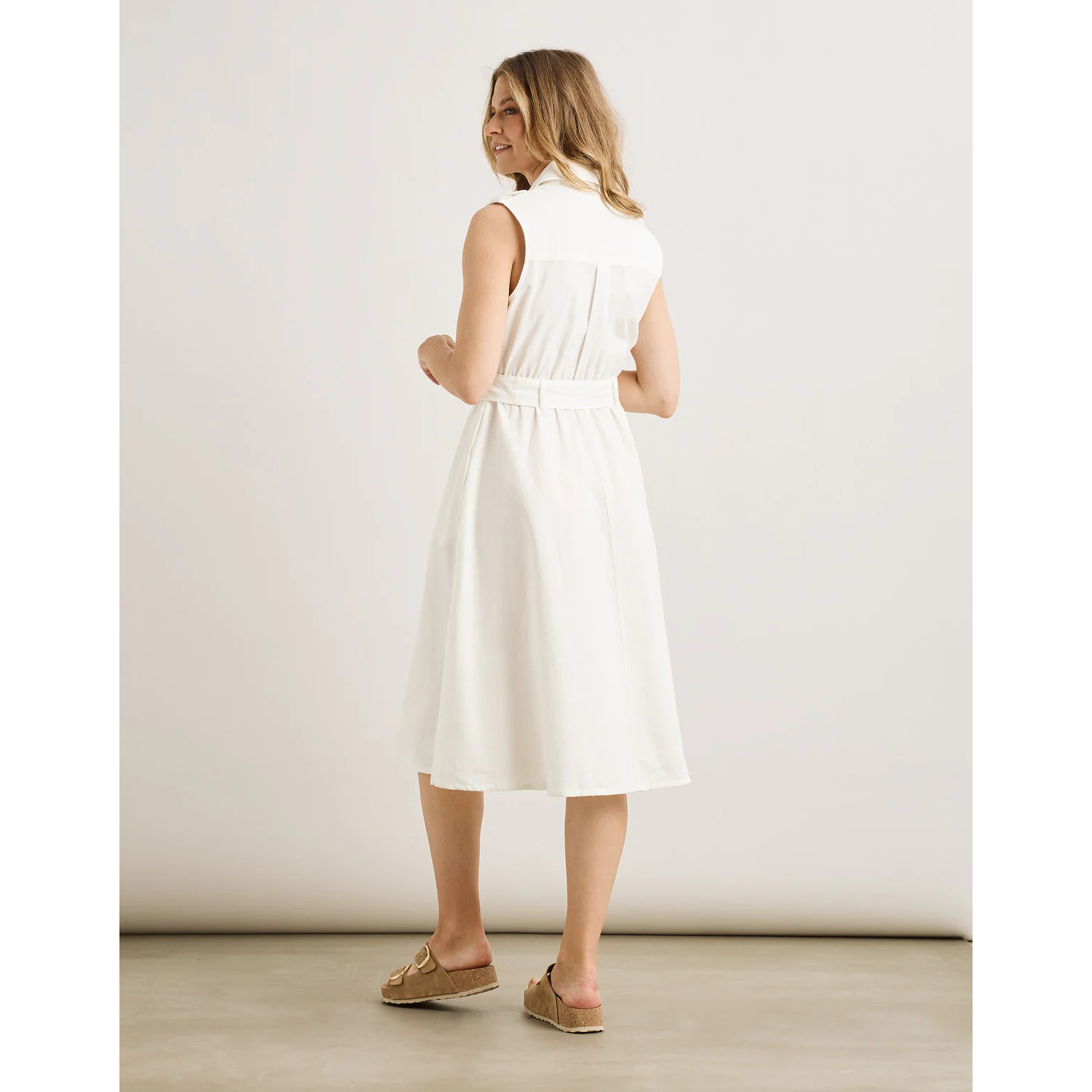 Vestido Midi Blanco - Jonix