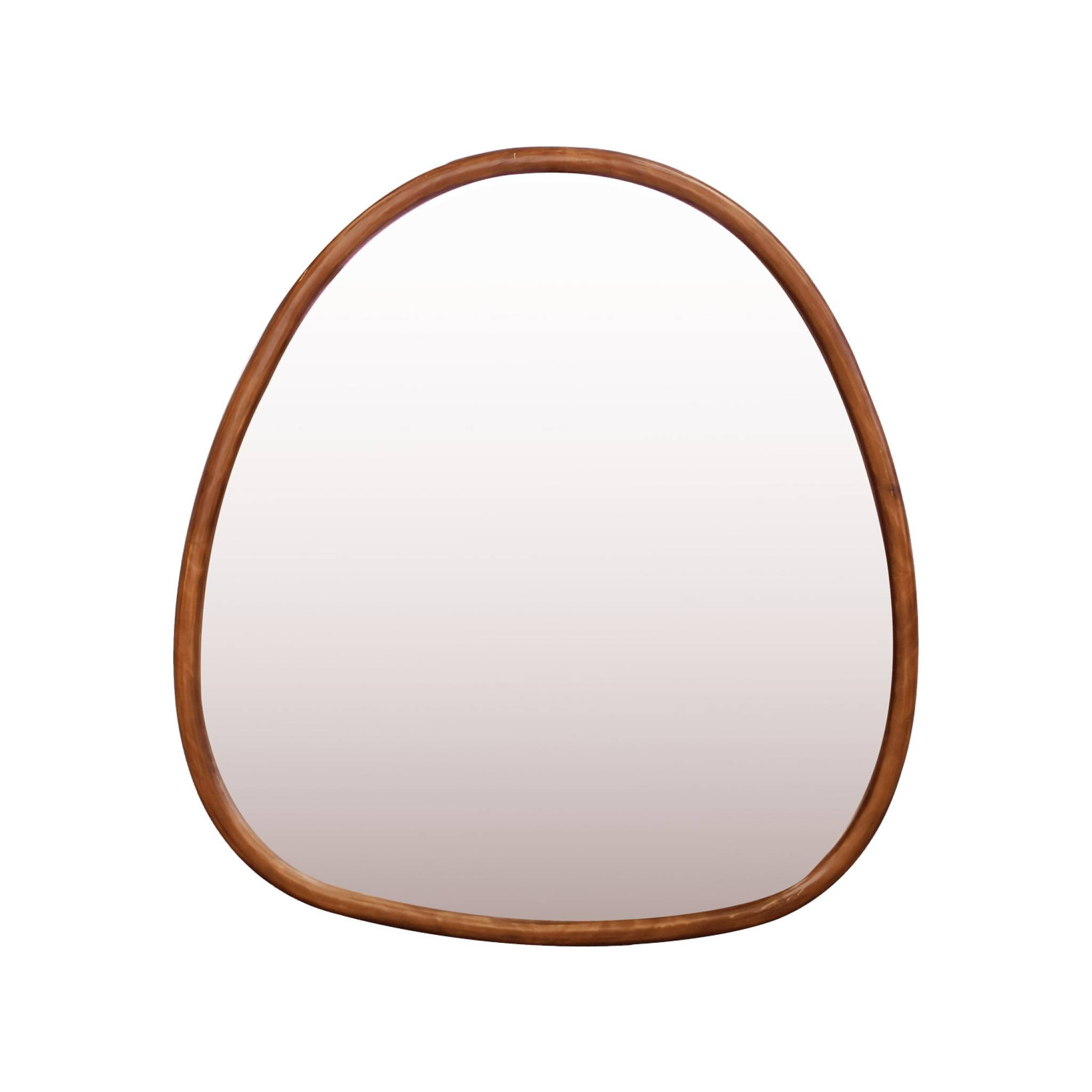 Miroir organique bois de sapin 75cm CHARLIE