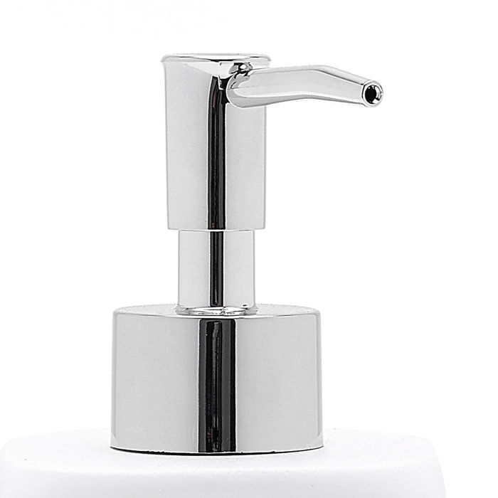 Bela Distributeur de savon en polyrésine, Blanc (BELA99)