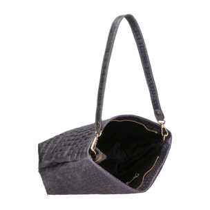 Borsa a spalla da Donna Lorelei in Vera Pelle Made in Italy 19x33x10 cm