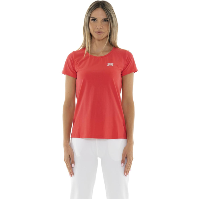 T-shirt da donna con logo lato cuore Leone Basic